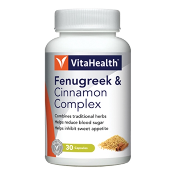 Vitahealth Fenugreek & Cinnamon complex ( Lọ 30 viên ) lọ Nhà thuốc