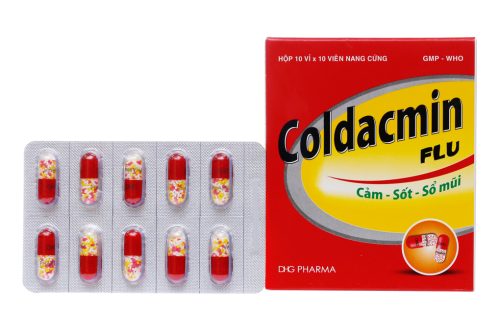 Coldacmin Hộp 10vỉ x 10viên - Nhà thuốc Minh Tiến