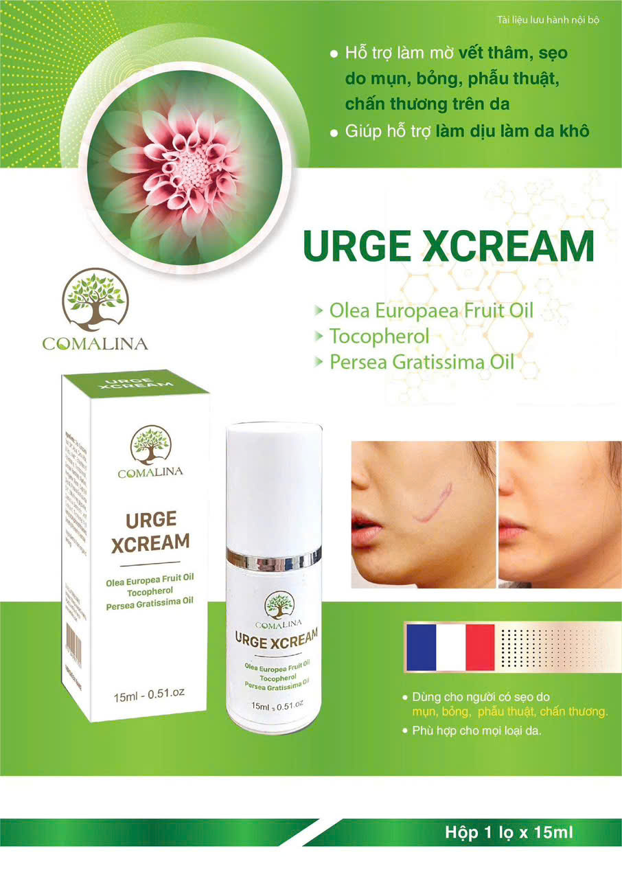 Kem mờ sẹo COMALINA URGE XCREAM 15ml