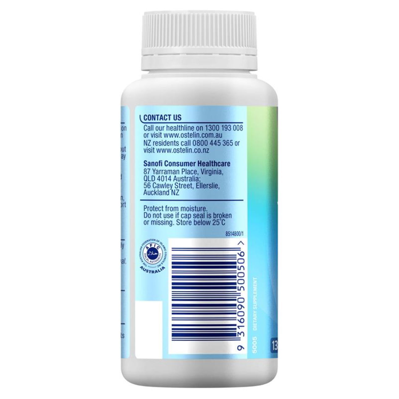 Ostelin Calcium & Vitamin D3 (Lọ 130 Viên) 2