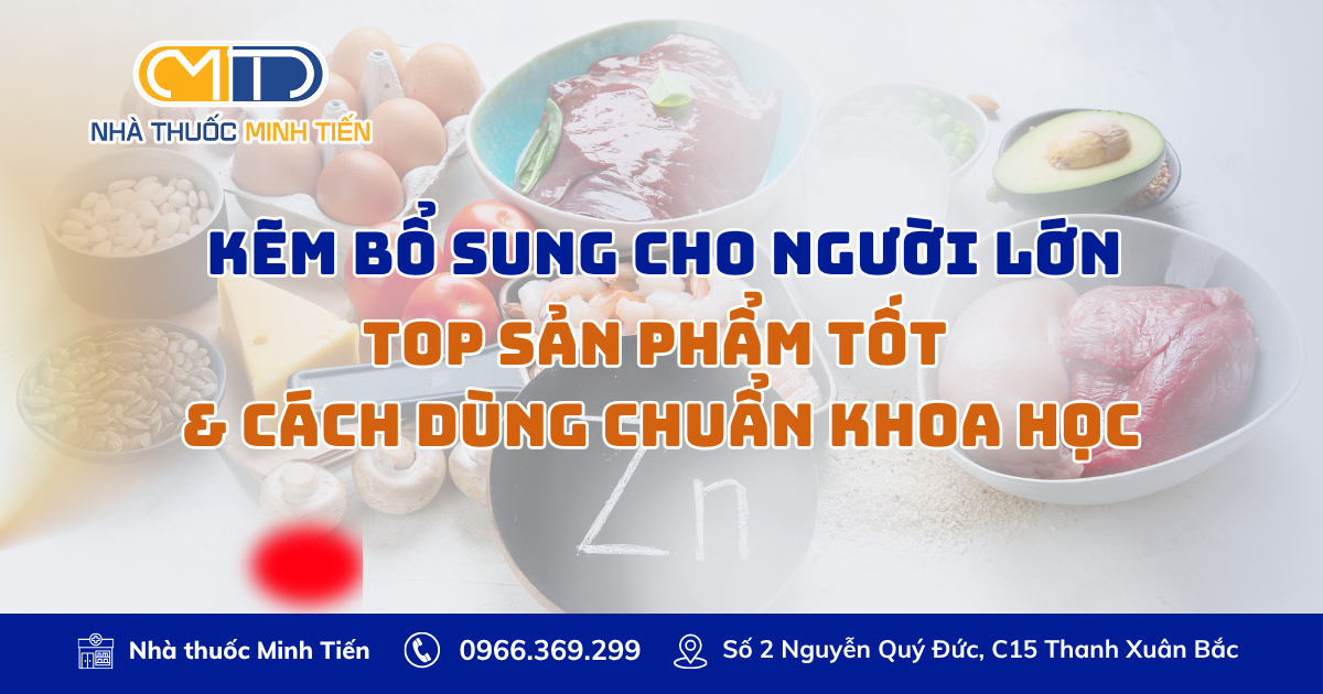 kẽm bổ sung cho người lớn
